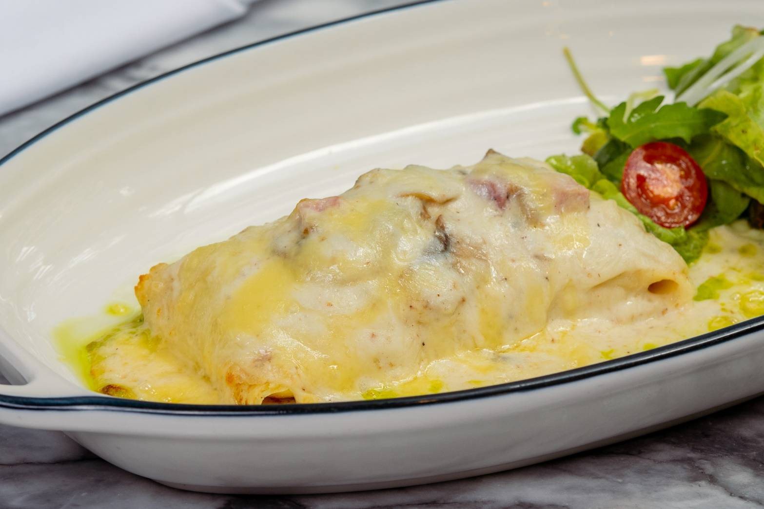 Ham & Cheese Crepes