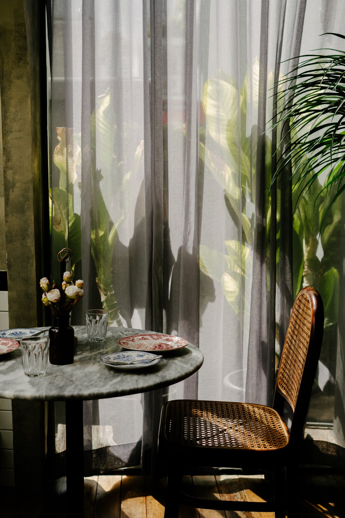 Wine paired dinner atmosphere